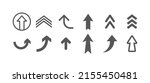 arrow vector icons. vector... | Shutterstock .eps vector #2155450481