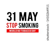 world no tobacco day... | Shutterstock .eps vector #1410264911