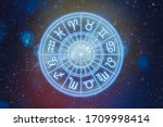 astrological signs of the... | Shutterstock . vector #1709998414