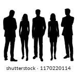 vector silhouettes men and... | Shutterstock .eps vector #1170220114