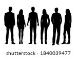 vector silhouettes of  men and... | Shutterstock .eps vector #1840039477
