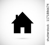 home icon    vector eps 10... | Shutterstock .eps vector #1171886674