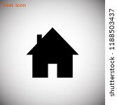 home icon    vector eps 10... | Shutterstock .eps vector #1188503437