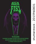 Goth Fest Gig Poster Flyer...