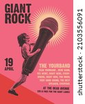 giant rock gig poster flyer... | Shutterstock .eps vector #2103556091