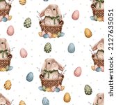 Seamless Pattern With Easter...