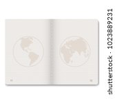Realistic Passport Blank Pages...