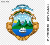 Symbol Of Costa Rica. National...
