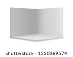 empty show room with square... | Shutterstock .eps vector #1230369574