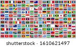 all world countries national... | Shutterstock .eps vector #1610621497