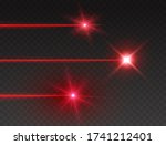 laser beam set isolated on... | Shutterstock .eps vector #1741212401