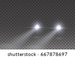 cars flares light effect.... | Shutterstock .eps vector #667878697
