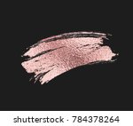 rose gold foil brush mascara... | Shutterstock .eps vector #784378264
