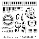 Piano Keys Decorative Design...