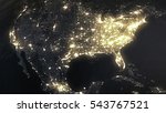 Earth Night North America From...