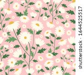 Daisy Flower Seamless Pattern...