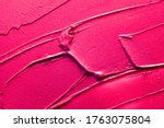 Pink Smeard Lipstick Background ...