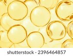 Small photo of Yellow cosmetic ingredient liposomes vitamin c texture