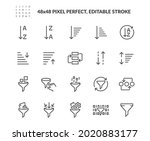 simple set of sorting and... | Shutterstock .eps vector #2020883177