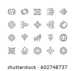 simple set of abstract... | Shutterstock .eps vector #602748737