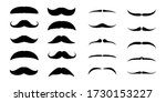 set of mustaches. black...
