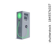 charging station for electric... | Shutterstock .eps vector #1845576337
