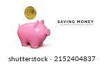 piggy bank financial and... | Shutterstock .eps vector #2152404837