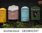Vintage Postbox  Decorative Set....