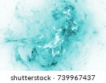 Abstract Turquoise Swirly...