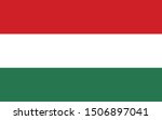 Flag, Hungarian, background, illustration, high resolution, vector, color, standard