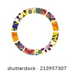 patchwork frame | Shutterstock . vector #213957307