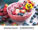 Two Summer Acai Smoothie Bowls...