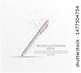 pen abstract mesh line and... | Shutterstock .eps vector #1477504754