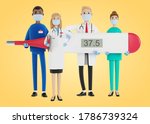 doctors. a group of medical... | Shutterstock . vector #1786739324