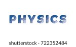 physics text filled with paper... | Shutterstock .eps vector #722352484