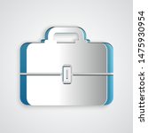paper cut toolbox icon isolated ... | Shutterstock .eps vector #1475930954