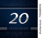 realistic twenty years... | Shutterstock .eps vector #730688434