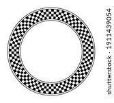 checkerboard pattern  circle... | Shutterstock .eps vector #1911439054