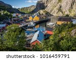 Well preserved fishing village called Nyksund, Norway.