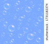 soap bubbles seamless... | Shutterstock .eps vector #1731182374