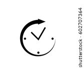 Clock Watch Ticker Vector Icon