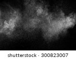 Abstract White Dust Explosion ...