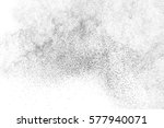 black particles explosion... | Shutterstock . vector #577940071