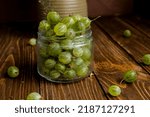 Small photo of Gooseberry. Gooseberries. Gooseberry on a table. gooseberries on a table. Berries on a table