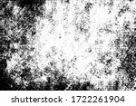grunge black and white texture. ... | Shutterstock .eps vector #1722261904