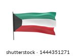 illustration of a waving flag... | Shutterstock . vector #1444351271