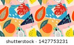 contemporary abstract floral... | Shutterstock .eps vector #1427753231