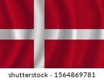 the national flag of denmark.... | Shutterstock .eps vector #1564869781