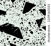 terrazzo flooring black and... | Shutterstock .eps vector #2109163331