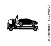 car tow service  24 hours ... | Shutterstock .eps vector #572590924